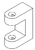 RPI Pelton & Crane OCR Sterilizer Door Hinge Block (OEM #004351), PCH164