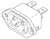 RPI Tuttnauer Sterilizer AC Inlet Receptacle (OEM #0281993), RPR583