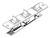 RPI A-dec Dental Chair Switch Assy (Paddles Left) (OEM #61.0625.00), ADA213