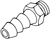 RPI A-dec Dental Chair Barb (pkg of 10) (OEM #023-001-01), ADB011