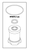 RPI Midmark, DentalEz Compressor Coalescing Filter Element , Generic Brand (OEM #ACA86050, 648-00209, 77005005, 77005009), CMK026
