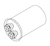 RPI Air Techniques Compressor Capacitor (27µf, 370VAC) (OEM #85831), CMC203
