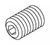 RPI Pelton & Crane Dental Light Socket Head 3/8" Screw, RPH192