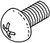 RPI Pelton & Crane Dental Light Front Arm Cover Screw (OEM #3324151), RPH233
