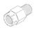 RPI Air Techniques Dental Vacuum Unit Check Valve (1/4" In-Line) (OEM #56056), VPV057