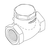 RPI Apollo/Midmark Dental Vacuum Unit Check Valve (1/2") (PW50656), VPV049