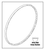 RPI DentalEz/Custom Air/RamVac Dental Vacuum Unit Drive Belt (43.0") (OEM #002163SP), VPB103