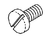 RPI Pelton & Crane Dental Sterilizer Black Cover Screw (Pkg of 12) (OEM #1539936), PCS170