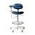 Brewer 4345BL / BR Assistant Stool with Backrest and Body Support, 4345BL, 4345BR