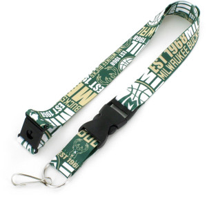 Milwaukee Bucks Lanyard Breakaway Style Dynamic Design Z157-6326489161 Milwaukee Bucks Lanyard Breakaway Style Dynamic Design Z157-6326489161