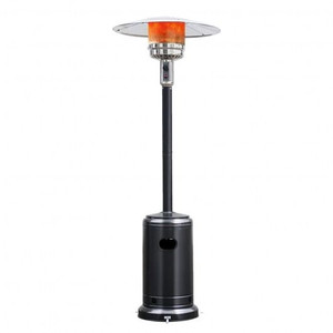 50000 BTU Stainless Steel Propane Patio Heater with Trip over Protection-Black - Color: Black D681-OP70859BK