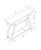 47" Taupe Floor Shelf Console Table With Storage N270-332814