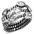 TK2880 - High polished (no plating) Stainless Steel Ring with AAA Grade CZ  in Clear A874-TK2880