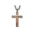 Keepsake Cross Pendant With A Curb Chain For Men 18kt Gold Plated F369-9936905040