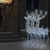  Christmas Reindeer Set of 3 Cold White Acrylic XXL A949-3154358
