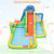 Inflatable Water Slide with Splash Pool and Climbing Wall for Oudoor Indoor without Blower B593-NP11236