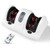 Therapeutic Shiatsu Foot Massager with High Intensity Rollers-White - Color: White D681-HW50807WH