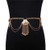 European and American Fringed Waist Chain Wholesale Belly Chain Jewelry - Golden A392-tboc0023