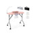 Manicure Nail Table with Bendable USB-plug LED Table Lamp-Pink - Color: Pink D681-HB87880US-PI