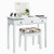 Vanity Dressing Table Set with Flip Top Mirror and 3 Drawers B593-HW66134