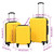 Hardcase Trolley Set 3 pcs Yellow ABS A949-91876