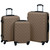 Hardcase Trolley Set 3 pcs Brown ABS A949-92418