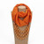 Triple Layers Beads Fashion Women Scarf Necklace - Orange A392-fasn0296