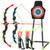 Youth Archery Bow Set with LED Light Up Bow and 20 Suction Cup Arrows for Kids - Color: Multicolor D681-UY10046