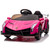 LEADZM Lamborghini Poison Small Dual Drive 12V 4.5AH with 2.4G Remote Control Sports Car Pink T575-S0671266788