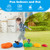 5 Pieces Kids Stepping Stones Stackable Round Indoor Outdoor-Multicolor B593-UY10133