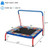 36 Inch Kids Indoor Outdoor Square Trampoline with Foamed Handrail-Blue - Color: Blue D681-TW10007BL