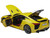Lexus LFA Pearl Yellow with Red and Black Interior 1/18 Model Car by Autoart F977-78854