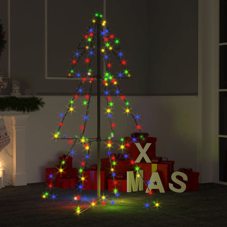  Christmas Cone Tree Colorful Metal Medium Christmas Cone Tree A949-328569