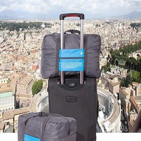 Color: Blue-Grey - My Bag Buddy For World Travelers A Compact And Expandable Carry on Bag K290-1248052536