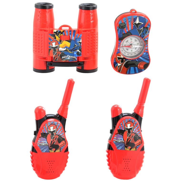 Power Rangers Walkie Talkie 4 Piece Adventure Kit D970-BK1-05032