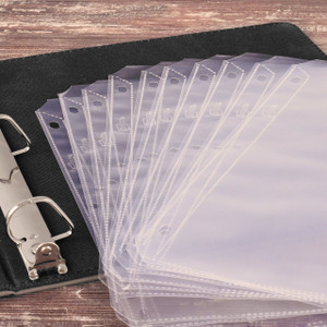 Sheet protectors shown in a Portfolio (sold separately) Sheet protectors shown in a Portfolio (sold separately)
