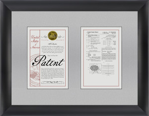 Patent Frame - 10 Million Cover - Black Frame Patent Frame - 10 Million Cover - Black Frame