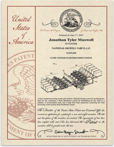 Patent Certificate - 10 Millionth Design with Printed Seal Patent Certificate - 10 Millionth Design with Printed Seal