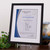 Slimline Framed Patent Certificate