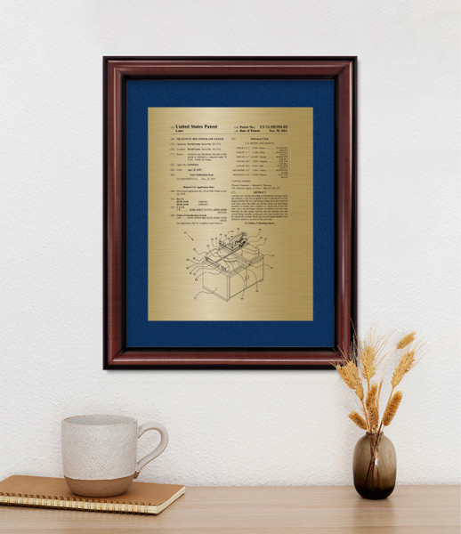 Framed Patent Front Page Award