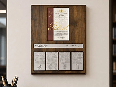 custom perpetual patent plaques