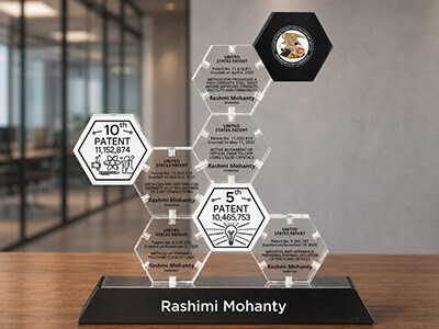 Customized guidelines for a patent milestone award program