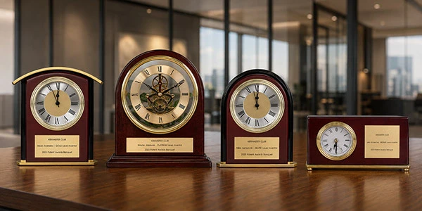 Desk clocks for inventor recognition