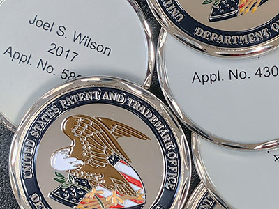 Polished Silver Patent Coins