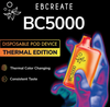 Review EBCREATE Thermal Edition 5000 puffs. Specifications