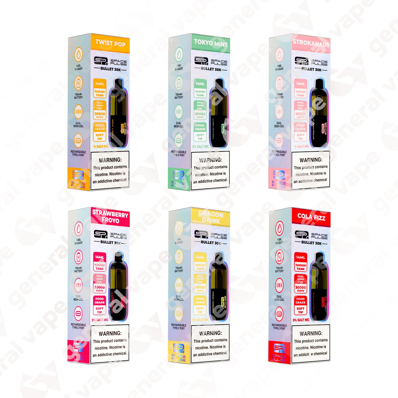 Space Pulse Bullet 30000 Puffs Disposable | Low Prices