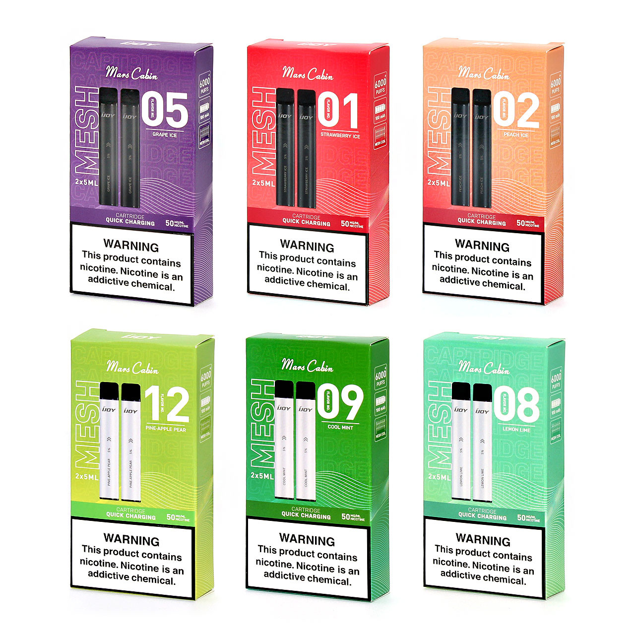 iJoy Mars Cabin 6000 Disposable Vape Pack of 2 | iJoy Vape