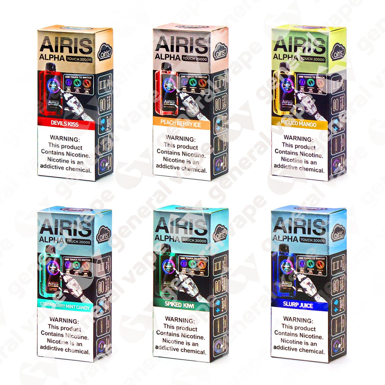 AIRIS Alpha Vape Touch 20000 Disposable | AIRIS Alpha 20K