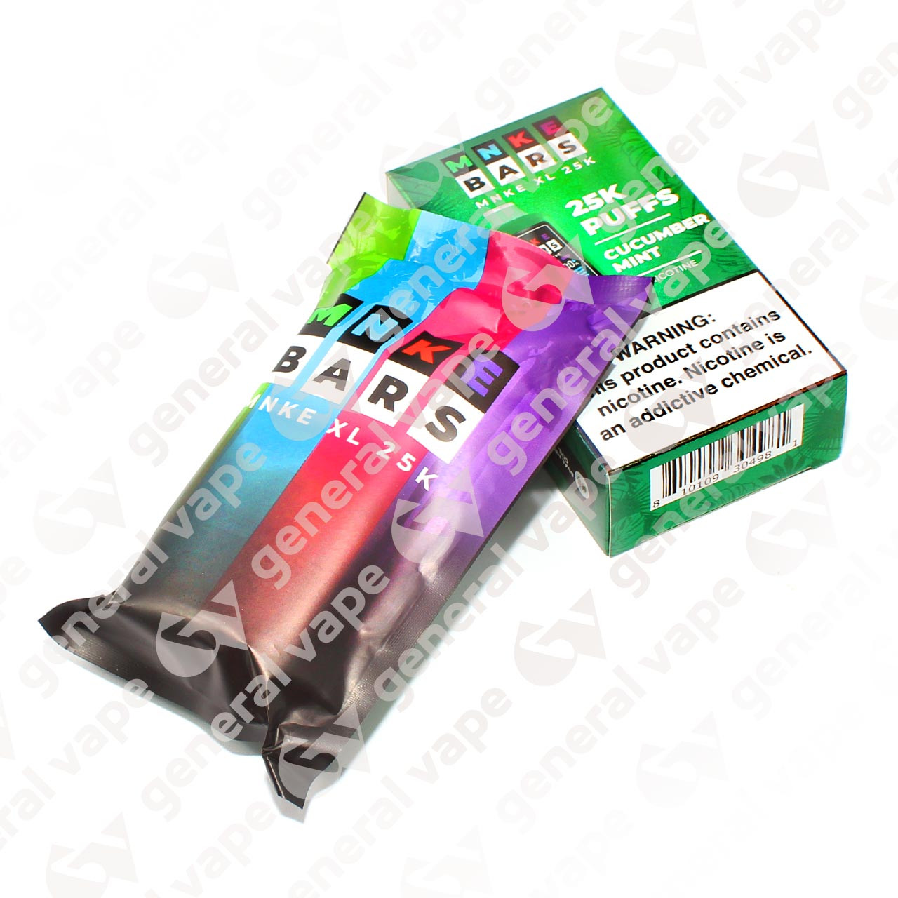 MNKE Bars XL 25K Disposable Vape MNKE XL 25000 Puffs Ecig