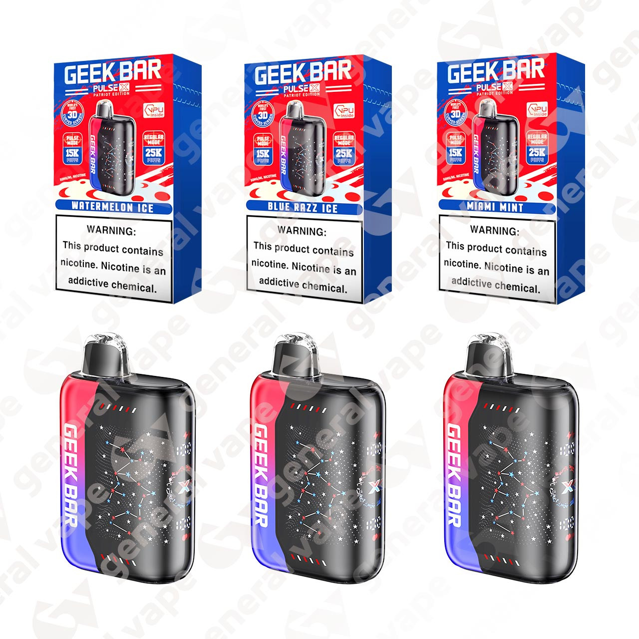 elf bar vape uk Geek Bar Pulse X 25000 Geek Bar Pulse X Patriot Edition main image 1
